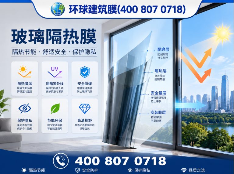 龙海区建筑隔热膜展示图